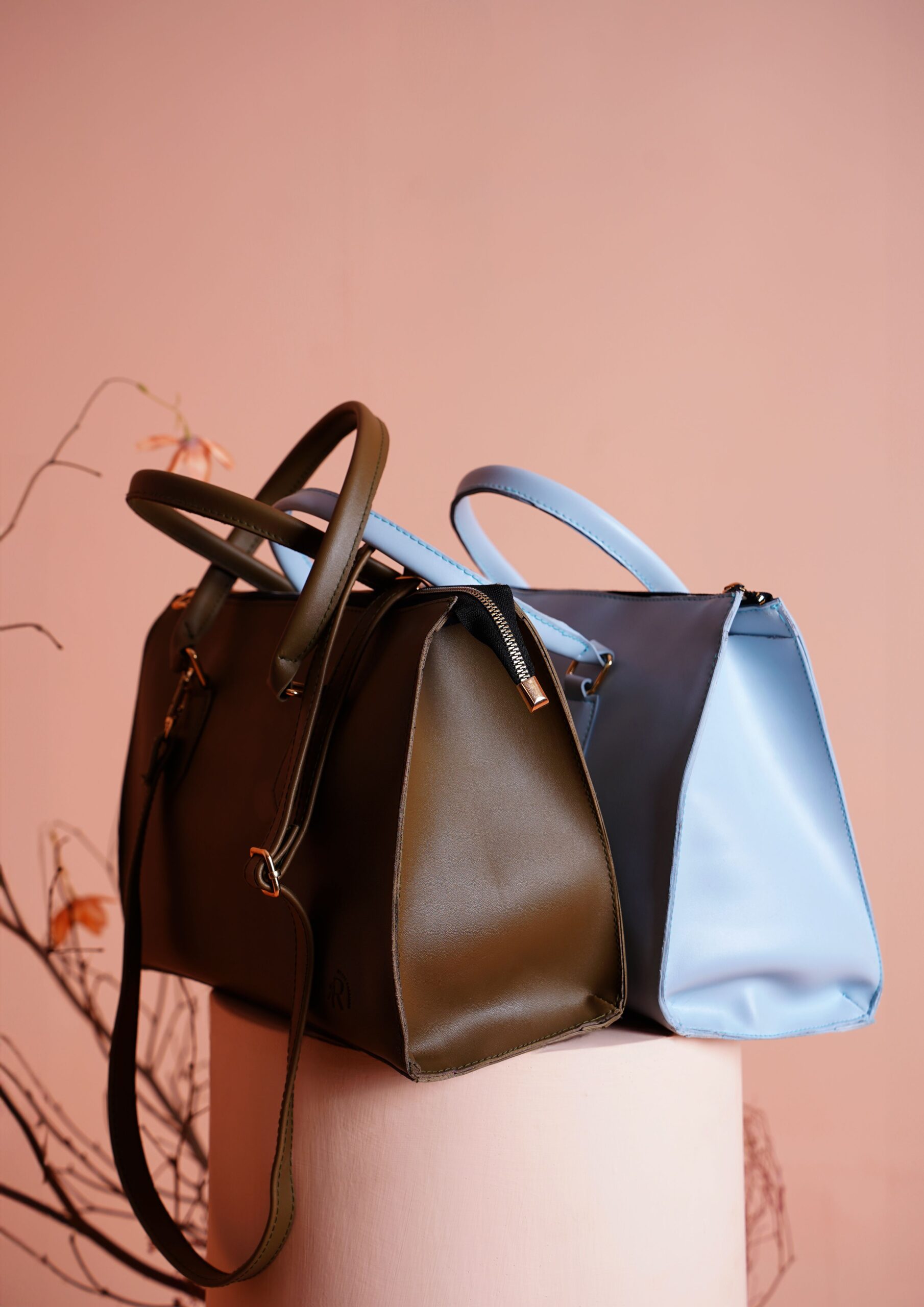Artisan Marbled Leather Tote